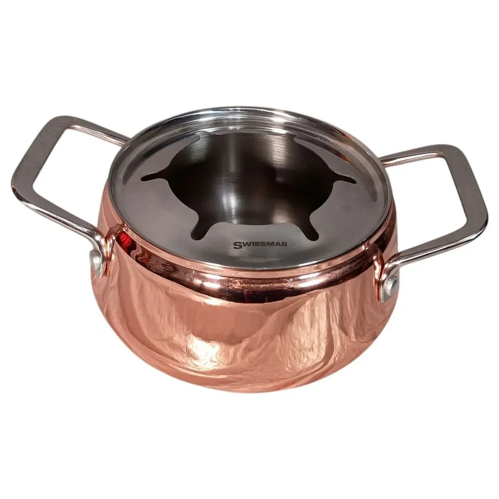 Swissmar Peak 10-Piece Copper Fondue Set